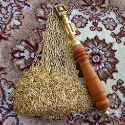 زنجیر عزاداری برنج دسته آب طلا بزرگسال(دونه ریز ) یک عددی