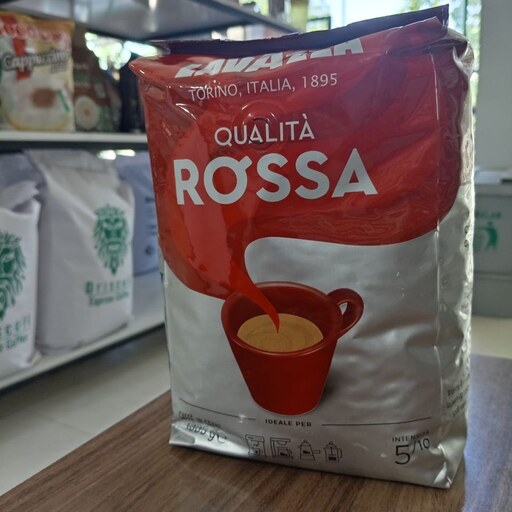 دانه قهوه لاوازا کوالیتا روسا یک کیلویی Qualita Rossa ا lavazza Qualita Rossa be