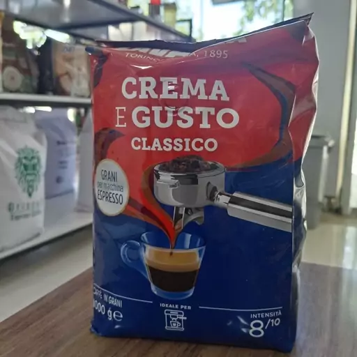 قهوه لاوازا کرم گوستو 1000 گرمی crema e gusto