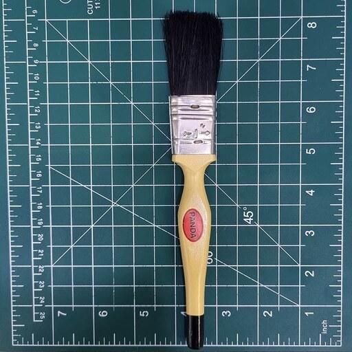 قلم مو پاندا PANDA قلمو سایز یک اینچ مو طبیعی و دسته چوبی
