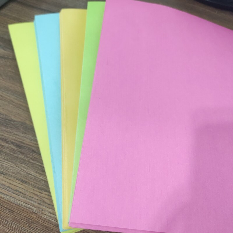 بسته 10 عددی کاغذ A4 رنگی (5 رنگ جور)     کد 1000010