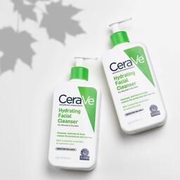 شوینده صورت سراوی هیدراتینگ  CeraVe مدل Hydrating Facial CeraVe Hydrating Facial Cleanser For Normal To Dry Skin