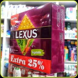 بیسکوییت لکسوز سبزیجات ترد کراکر 25 درصد بیشتر از همیشه (200گرم) lexus 