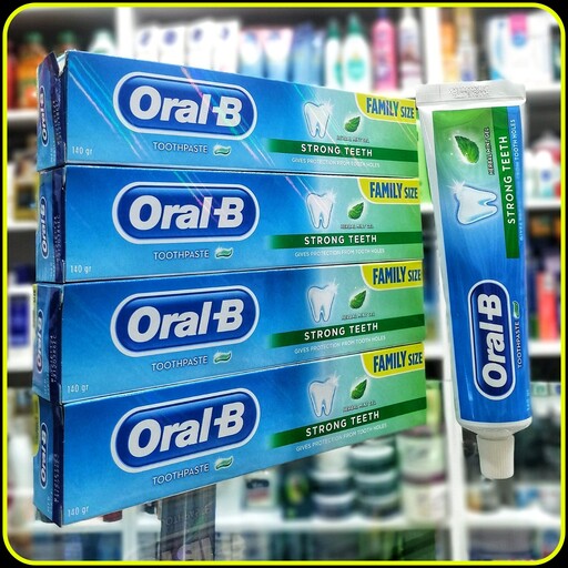 خمیردندان دندان محافظ و تقویتی اورال بی با رایحه نعناع در سایز خانوادگی (170گرم) oral B toothpaste Family 