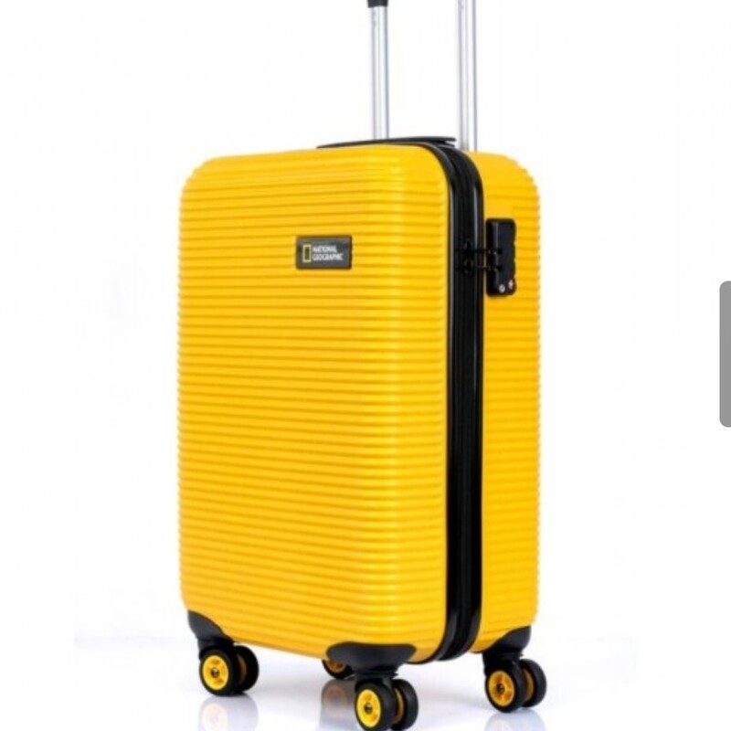 مجموعه سه عددی چمدان نشنال جئوگرافیک مدل N 2001 رنگ زرد