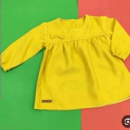 پیراهن شومیز دخترانه جنس بابوس یا ابروبادی دوخت سفارشی مطابق با سایز دلخواه شما سایز نوزاد تا بزرگسال
