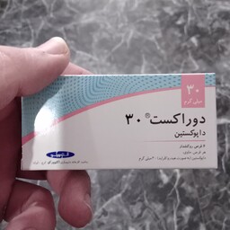 داپوکستین 30 خارجی 6 عددی.