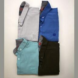پیراهن مردانه آستین بلند ساده بنگال کشی، 3x و 4x