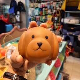 اسباب بازی سگ صورت سگ سوت دار  پلاستیکی