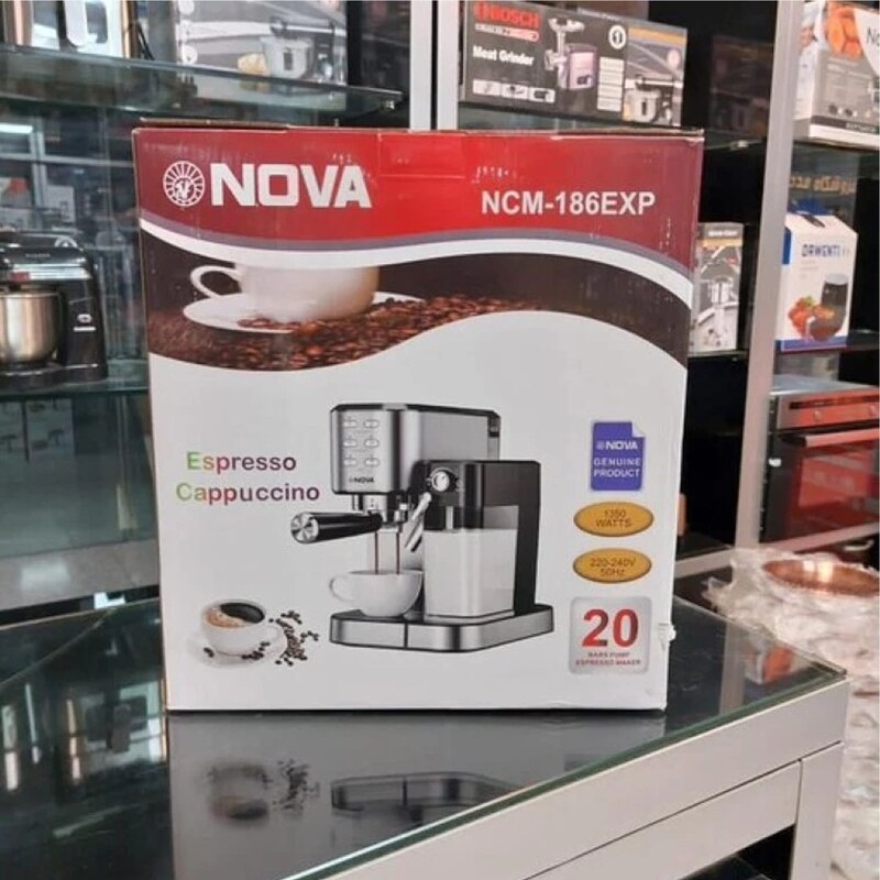 اسپرسو ساز نوا Nova مدل NCM-186EXP با مخزن شیر