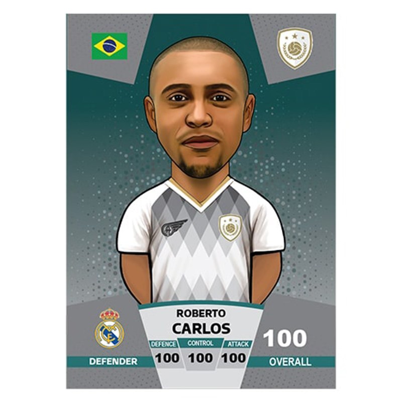 کیمدی کارت فوتبالی کیمدی روبرتو کارلوس سری پریمیوم توپ طلا - 2024