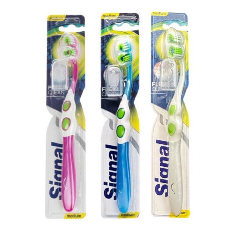 مسواک فلکسی کلین سیگنال با فرچه متوسط Signal Flexi clean Toothbrush