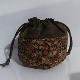 کیسه سنتی ترمه سایز کوچک مناسب هدیه و جواهرات و قند 
