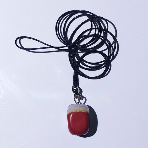 گردنبند سنگ جاسپر سرخ با طرح،فرکانس،کیفیت و قیمت عالی،(5گرم)،(کدA5001)