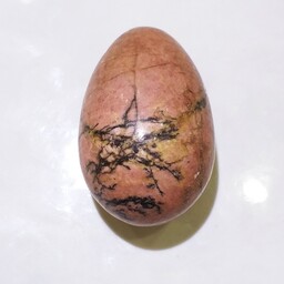 گوی تخم مرغی رودونیت اصل و معدنی با فرکانس و کیفیت عالی،(79گرم)،(Gr106)