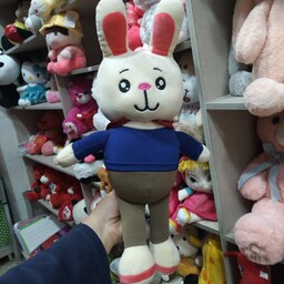 عروسک ایستاده خرگوش هودی پوش