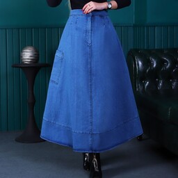 دامن خوشگل جین زنانه سایز38تا48