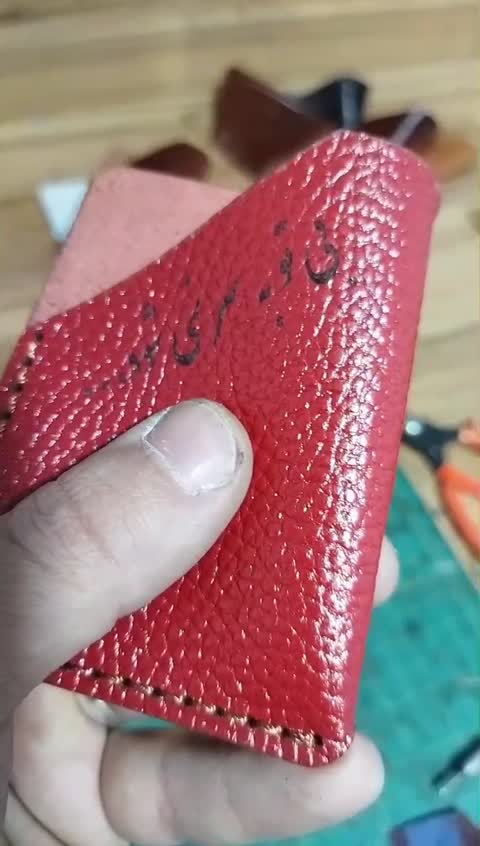 جاکارتی چرم مینیمال دست دوز 100 عددی