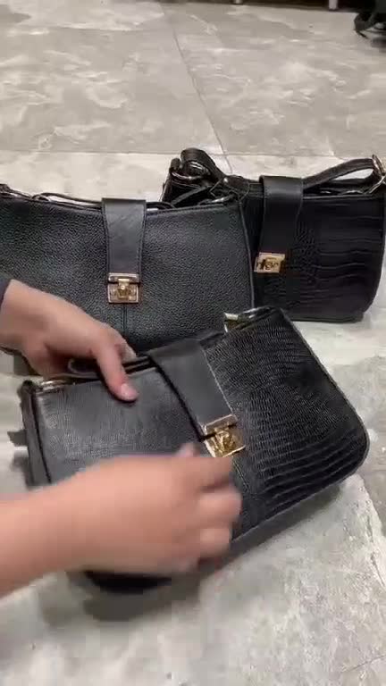 کیف زنانه چرم طبیعی طرح نازگل چرم گواشیر 