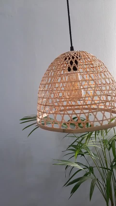 لوستر بامبو گنبدی
