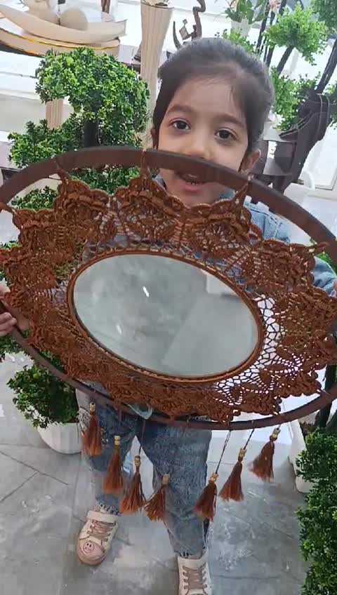 دیوارکوب ماندالا جهان پریان آینه دار(پس کرایه)