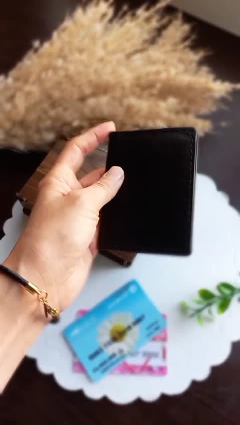کیف کارت شناسایی چرم طبیعی/ جاکارتی چرم 