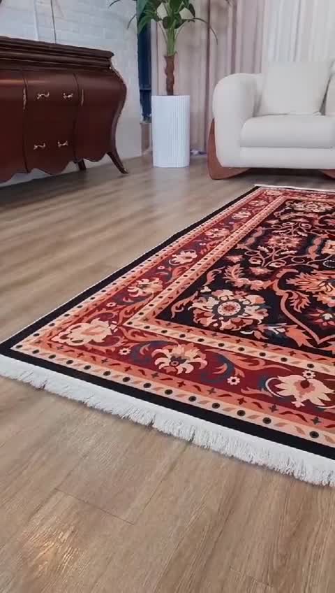 فرشینه مخمل تُرک طرح سنتی ( پس کرایه )