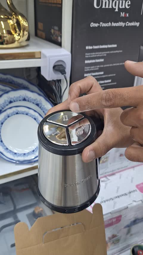 خردکن استیل سیلور کرست 3/8حک شده