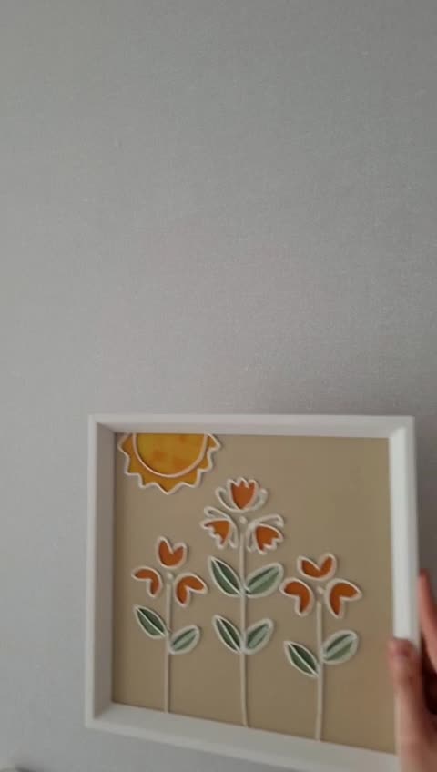 ست دوتایی تابلو  کوچک مینیمال برجسته کاردست