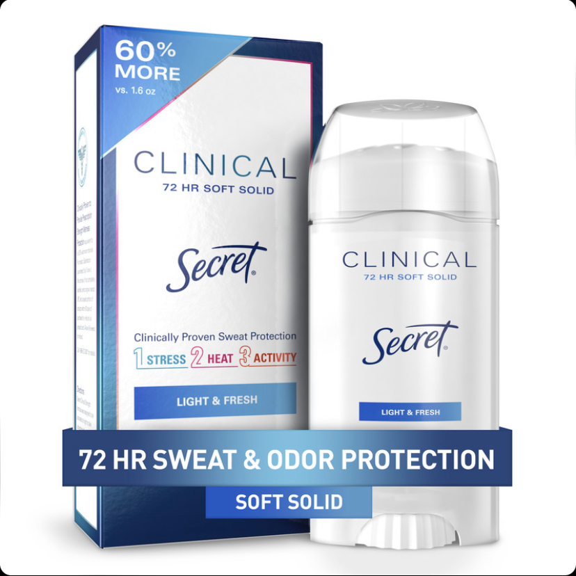 استیک ضد تعریق سکرت کلینیکال Secret Clinical 72h light & fresh stick حجم 45 گرمی