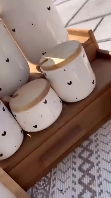 ست پاسماوری جا ادویه قلبی