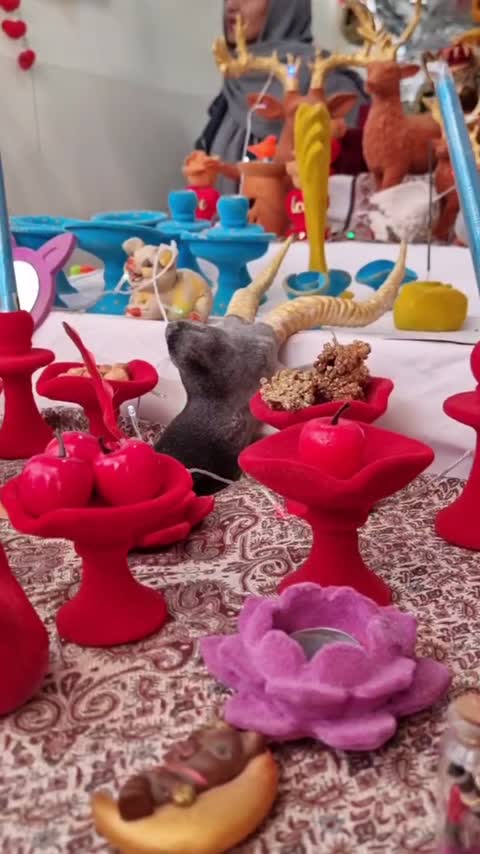 کیف دخترانه فانتزی پارچه ای