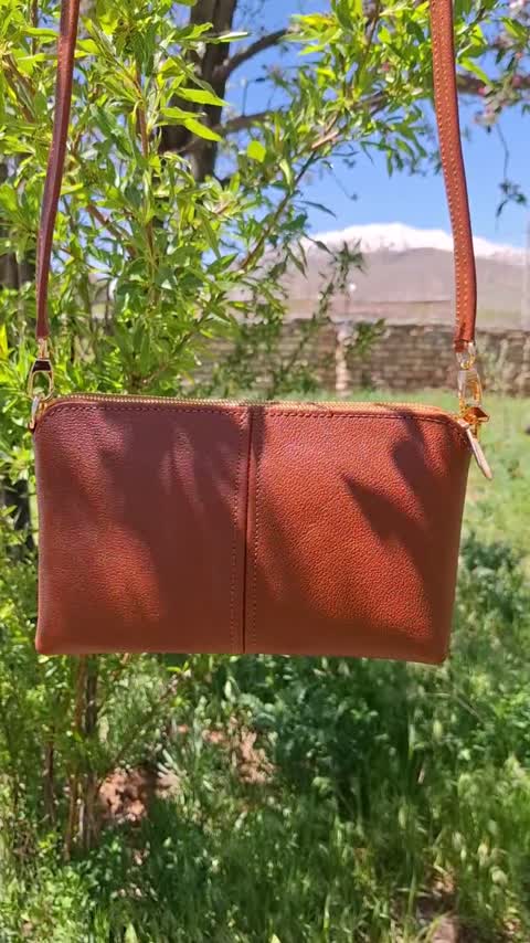 کیف چرم طبیعی زنانه دخترانه LYSA