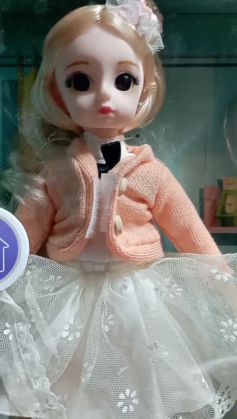 عروسک چشم تیله ای روسی 