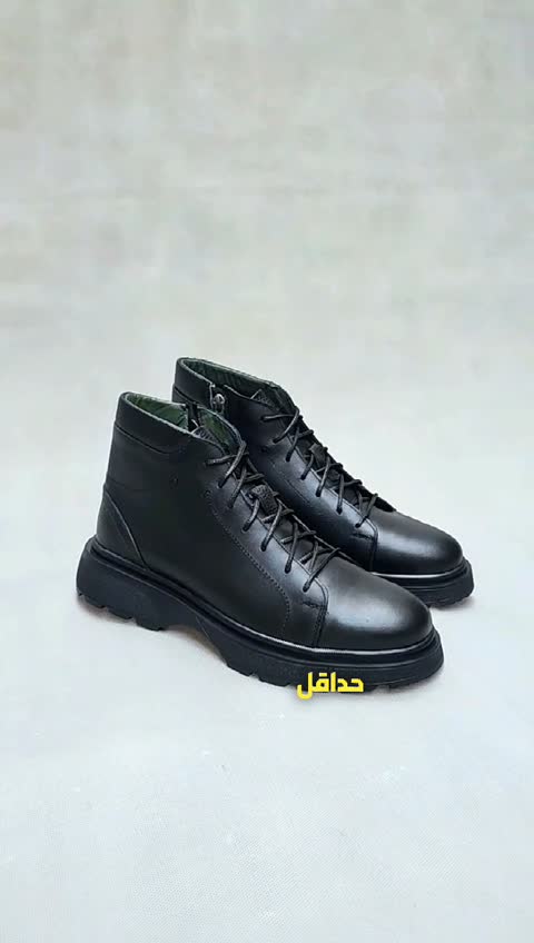 نیم بوت مردانه چرم طبیعی مدل X22