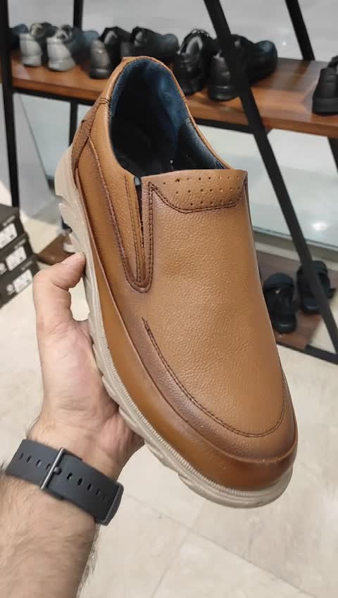 کفش مردانه چرم طبیعی و طبی RIO H