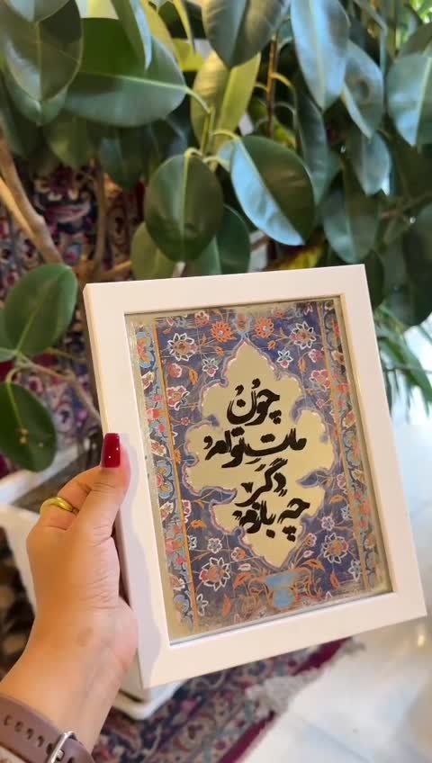 آینه آنتیک آینه دکوری تابلو سنتی تابلو دکوراتیو 