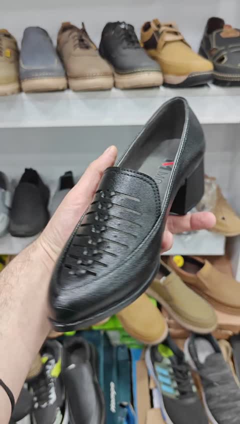 کفش پاشنه 5سانت مشکی