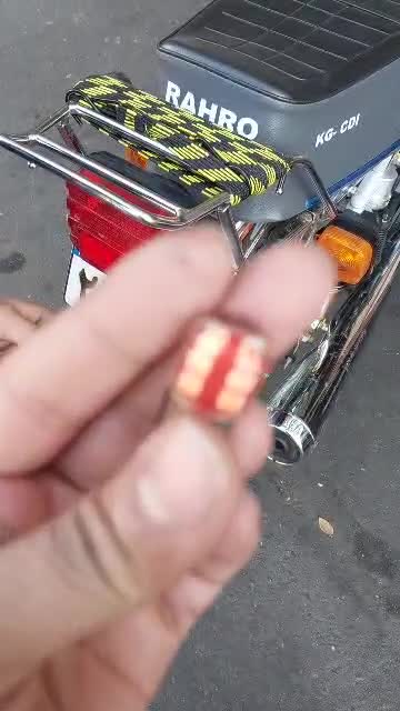 لامپ خطر 7 رنگ موتور سیکلت