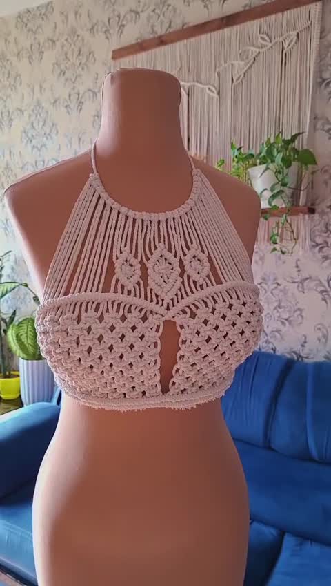 لباس مکرومه نیمتنه و شلوار