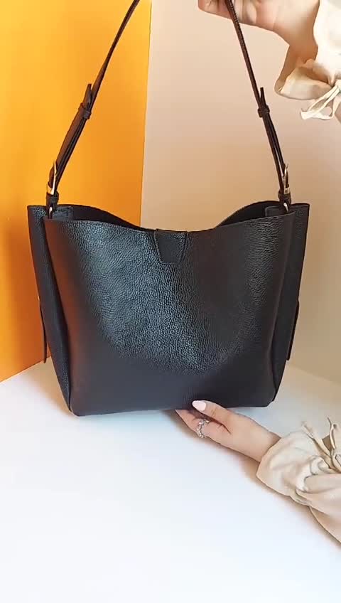 کیف دوقلو چرم طبیعی گاوی زنانه و دخترانه کد 104/1