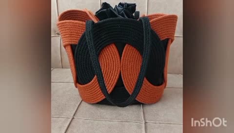 کیف دوشی پیچ قیطان دوزی با آستر پارچه ای