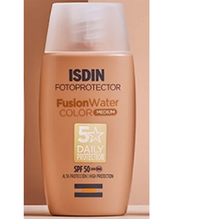 ایزدین کرم ضد آفتاب فیوژن واتر رنگ مدیوم حجم 50 میل FOTOPROTECTOR Fusion Water MAGIV MEDIUM SPF+50