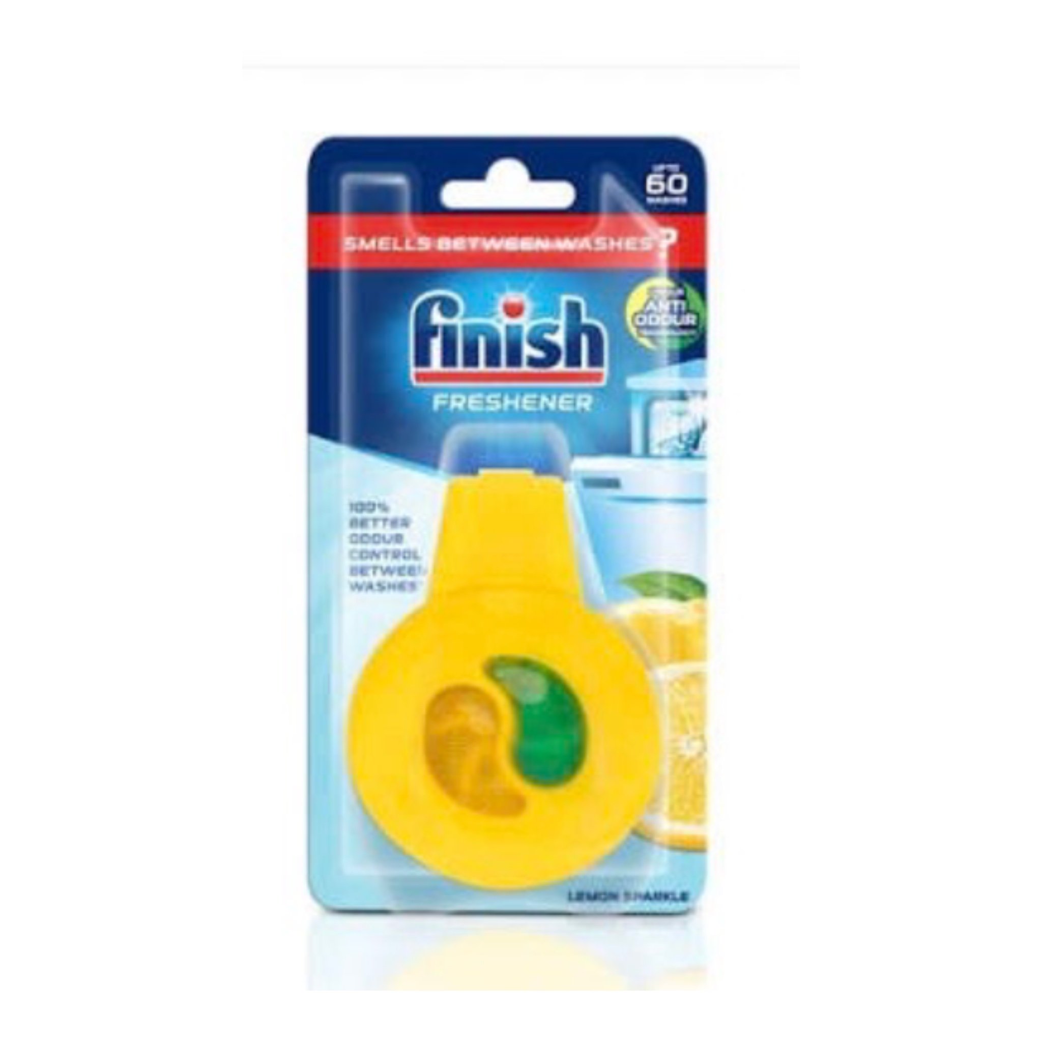 بوگیر ماشین ظرفشویی فینیش 60 بار مدل Freshener رایحه لیمو