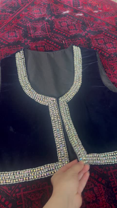 سوخمه (سخمه /جلیقه تماما کار دست) مدل دلینا