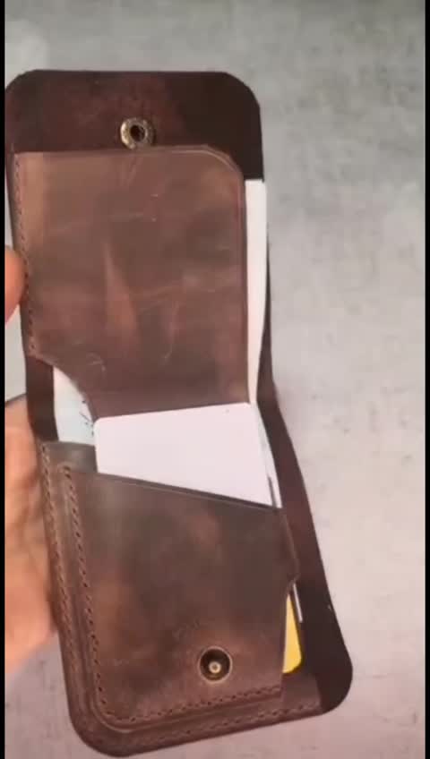 کیف جیبی چرم طبیعی کاملا دستساز