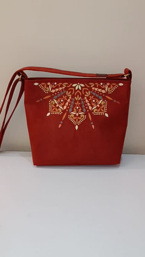 کیف زنانه سنتی نقاشی شده ژین کد 05