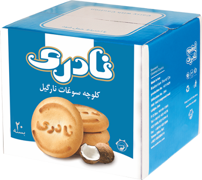 کلوچه سوغات نارگیلی نادری-بسته 20 عددی