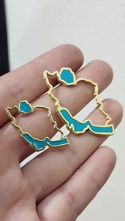 سنجاق سینه ایران برنجی 