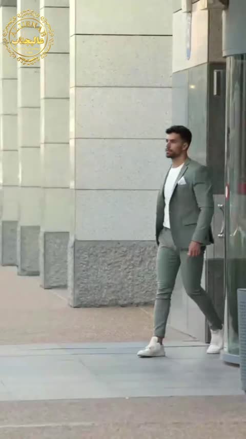 کت و شلوار سبز پاستیلی پارچه عالیجناب